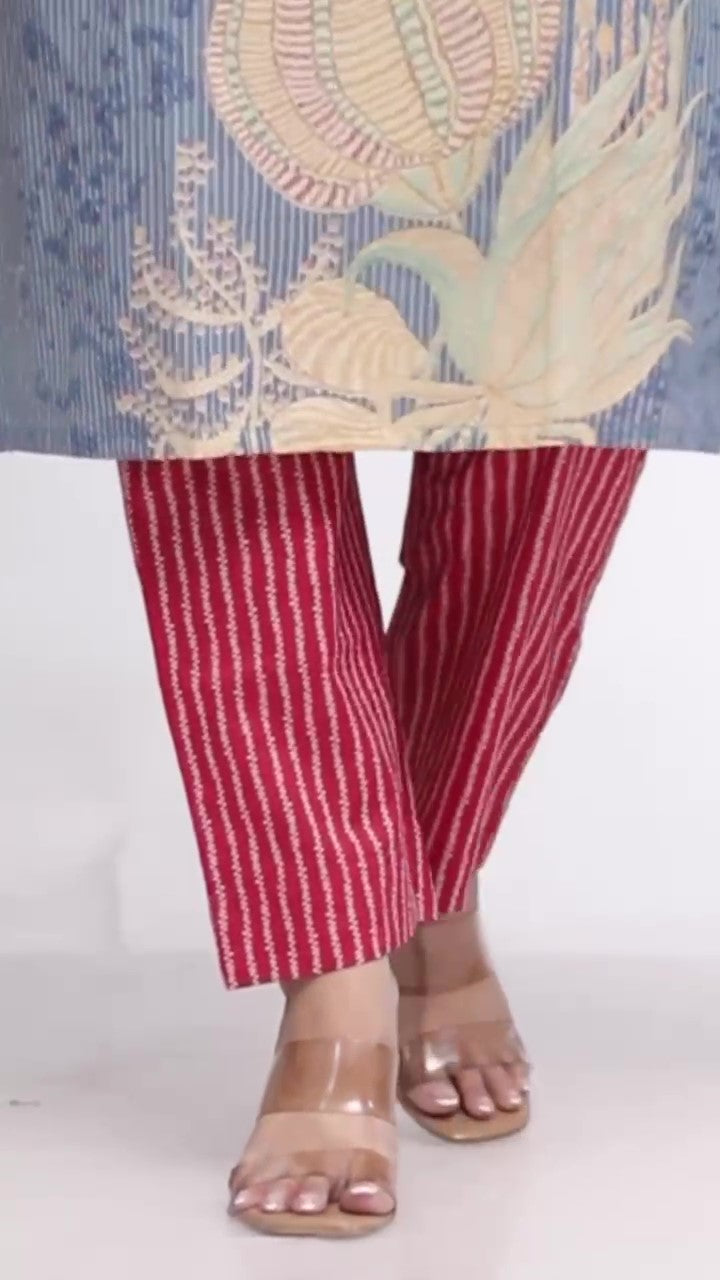 [Ready SG Stock]  Plus Size Comfortable Cotton 3 Pcs Punjabi Suit With Dupatta [INDIAN DRESS]