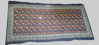 [Ready SG Stock] Pure Cotton Mustard Floral Printed Ethnic Dupatta [ Only Dupatta ]