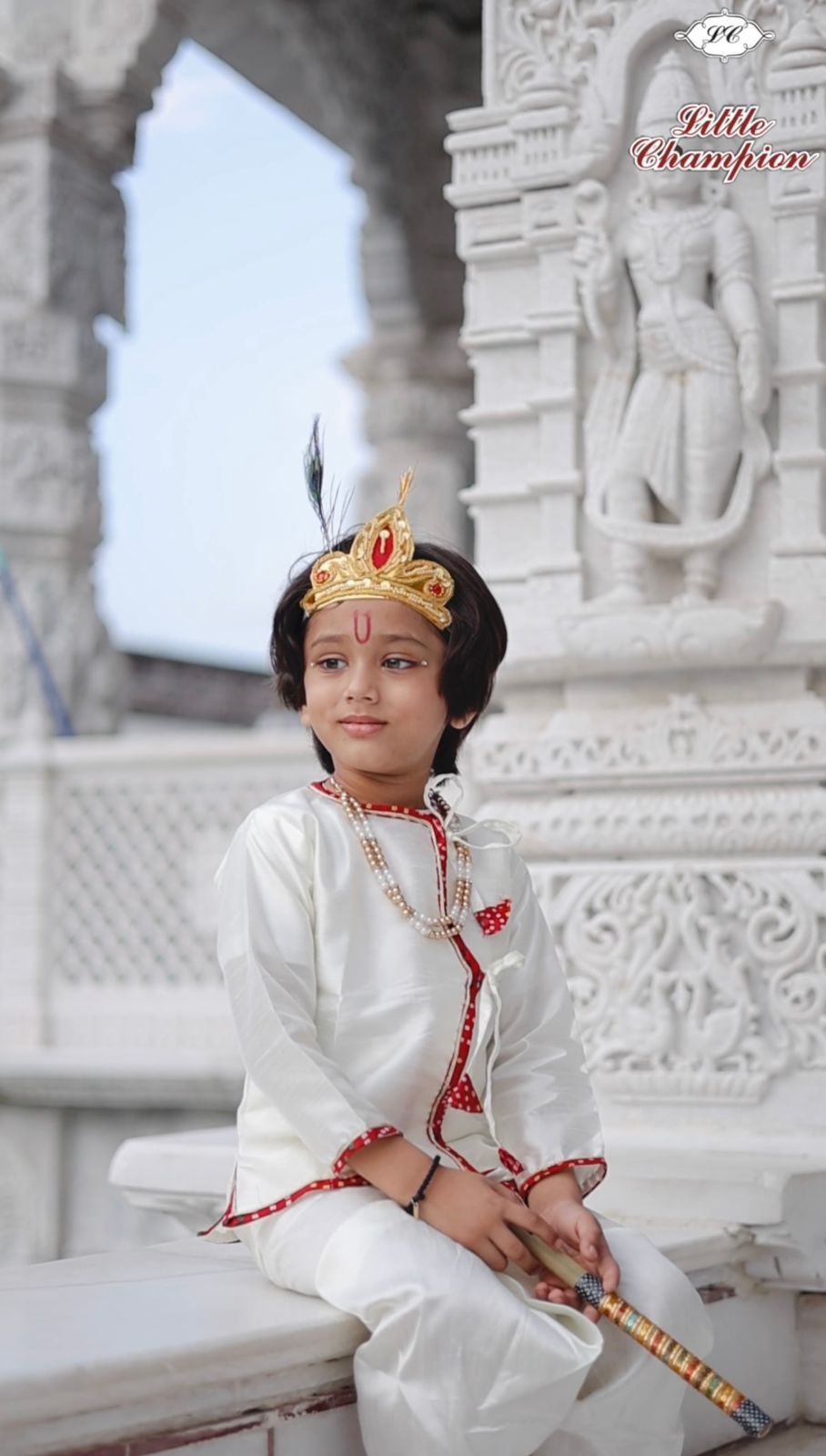 Ready SG Stock- 1 to 5 Yrs Boy's Dress 2 Pcs Silk Blended Front Open Shirt & Dhoti Set  [Traditional Indian Dresses For Kid's]