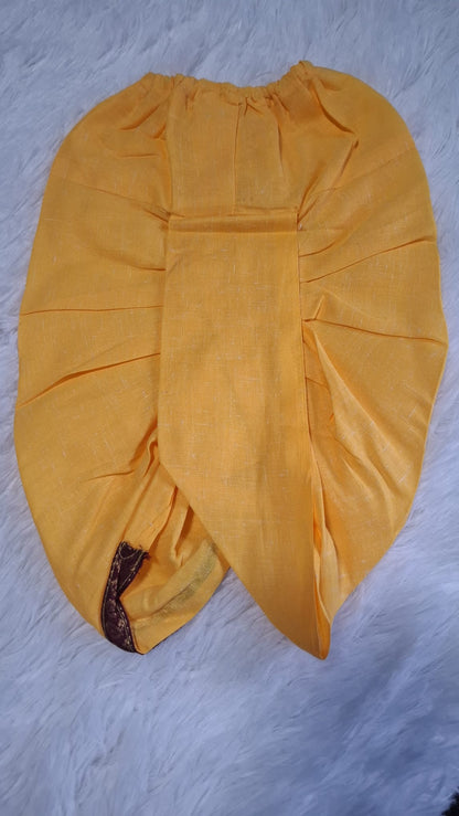 [Ready SG Stock] Kids/ Boy's Cultural Krishna Janmashtami Festival Wear Traditional Dress Shirt & Dhoti (Tulip) Pant - Indian Dress