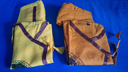 [Ready SG Stock] Kids/ Boy's Cultural Krishna Janmashtami Festival Wear Traditional Dress Shirt & Dhoti (Tulip) Pant - Indian Dress